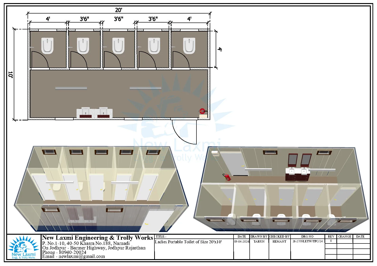 Office Cabin Layout